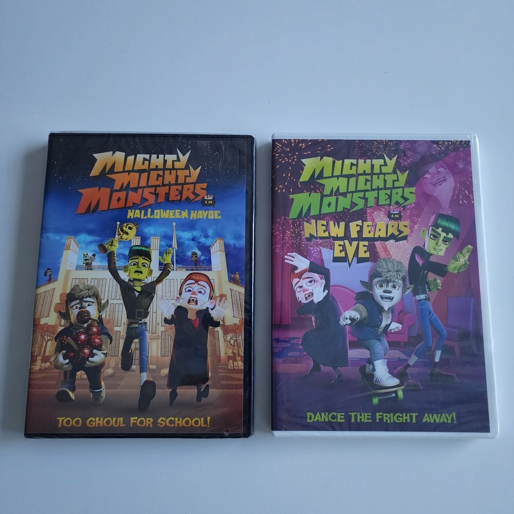 Mighty Mighty Monsters in New Fears Eve + Halloween Havoc 2 DVD Set NEW Sealed